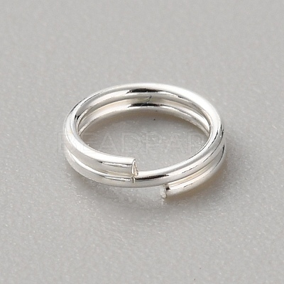 925 Sterling Silver Split Rings STER-WH0011-28S-01-1