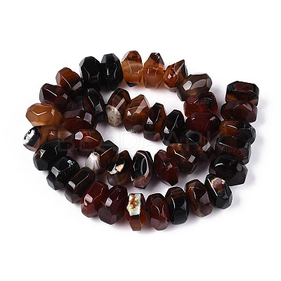Natural Agate Beads Strands G-N356-01A-02-1