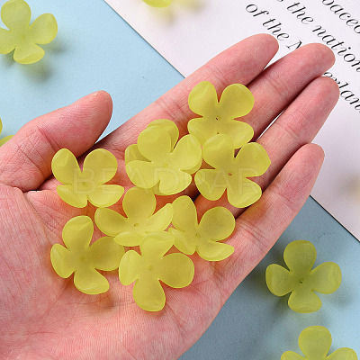 Frosted Acrylic Bead Caps MACR-S371-06A-717-1
