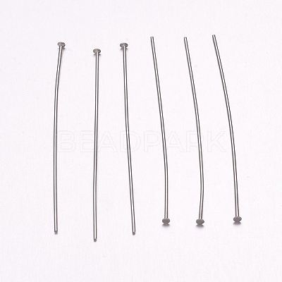 Tarnish Resistant 304 Stainless Steel Flat Head Pins LS-STAS-H358-03B-1