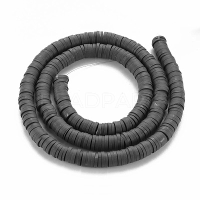 Handmade Polymer Clay Bead Strands CLAY-T002-6mm-38-1