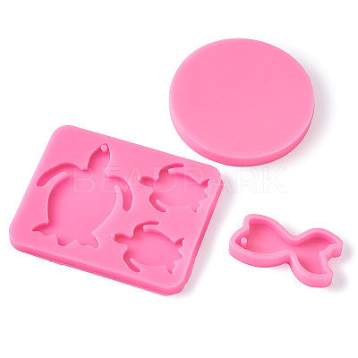 DIY Keychain Silicone Molds Kits DIY-TA0008-64-1