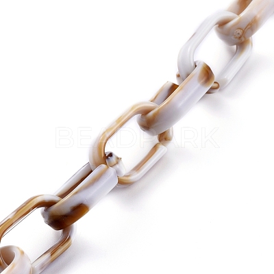 Handmade Acrylic Cable Chains AJEW-JB00535-07-1