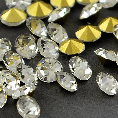 Glass Pointed Back Rhinestone RGLA-PP31-01B-1