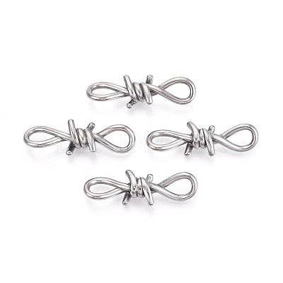 304 Stainless Steel Barbed Wire Links STAS-T072-138P-1