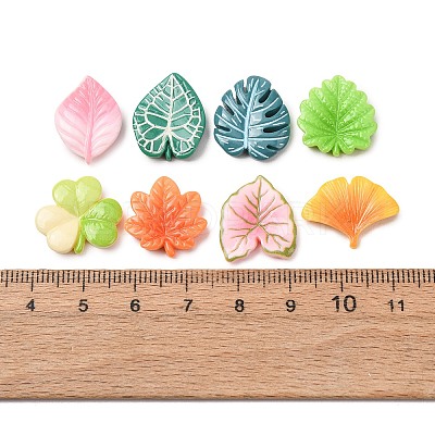 Opaque Resin Cabochons FIND-E058-01-1