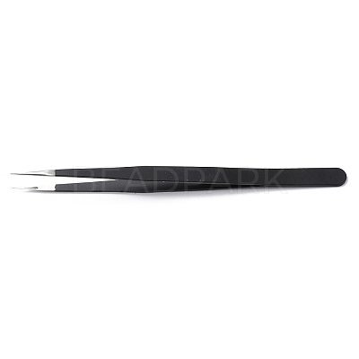 Spray Painted 201 Stainless Steel Beading Tweezers TOOL-G021-04-1