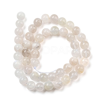 Natural Rainbow Moonstone Beads Strands G-N328-024-8mm-AB-1