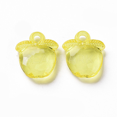 Transparent Acrylic Pendants TACR-S154-28B-85-1