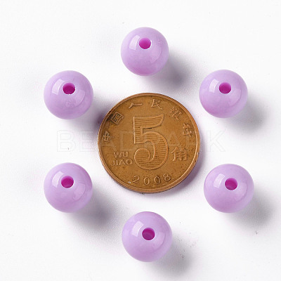 Opaque Acrylic Beads MACR-S370-C10mm-A03-1
