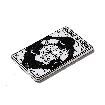 Tarot Theme Printed Acrylic Pendants MACR-G061-04Q-1
