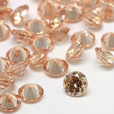 Cubic Zirconia Cabochons ZIRC-M002-3mm-001-1