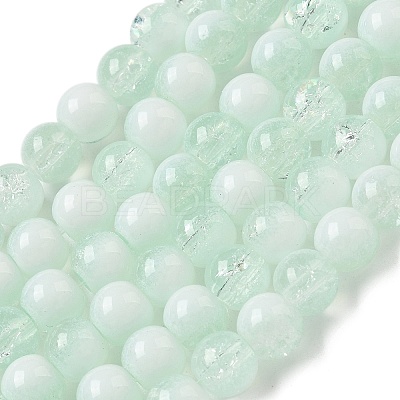 Crackle Glass Beads Strands GLAA-U001-6mm-01-1