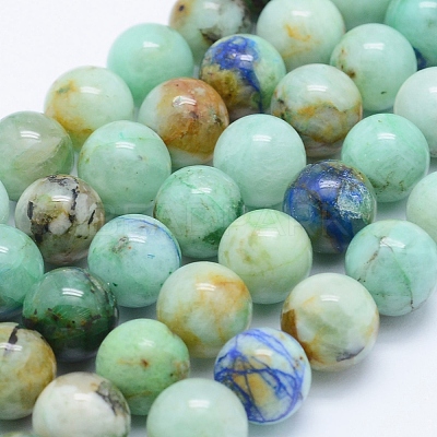 Natural Chrysocolla Beads Strands G-J373-02-10m-1