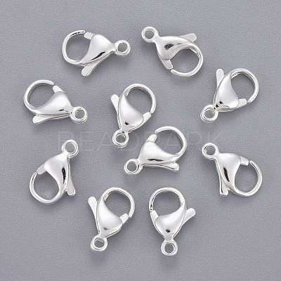 304 Stainless Steel Lobster Claw Clasps X-STAS-E464-21A-S-1
