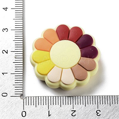 Flower Silicone Beads SIL-R014-01C-1