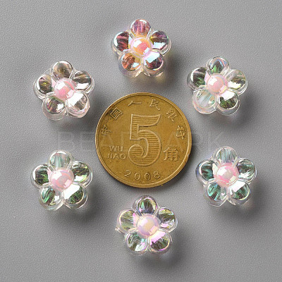 Transparent Acrylic Beads TACR-S152-06B-SS2112-1