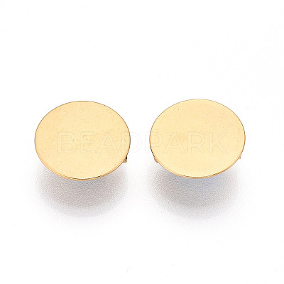 PVD Vacuum Plating 304 Stainless Steel Brooch Cabochon Settings X-STAS-E547-08J-G-1