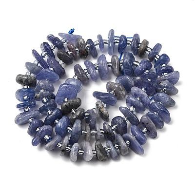 Natural Tanzanite Beads Strands G-L649-C07-01-1