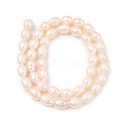 Natural Cultured Freshwater Pearl Beads Strands PEAR-F020-04A-3A-1