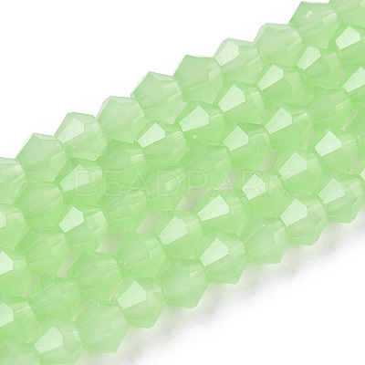 Faceted Bicone Opal Beads Strands LS-EGLA-P017-01A-1