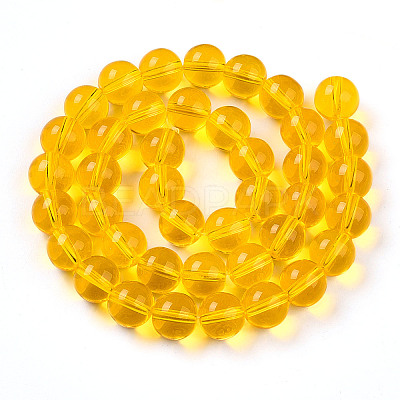 Transparent Glass Beads Strands LS-GLAA-T032-T10mm-24-1