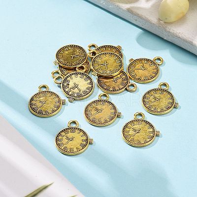 Tibetan Style Alloy Pendants TIBEP-48640-AG-LF-1