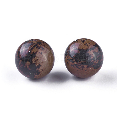 Natural Mahogany Obsidian Beads G-G790-11-1