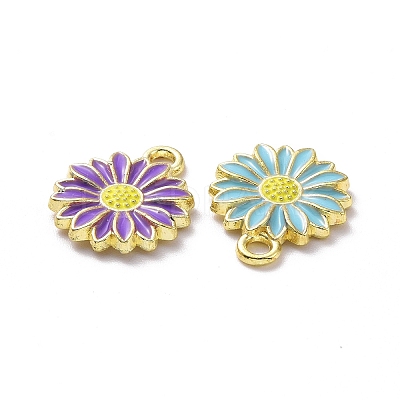 Alloy Enamel Pendants ENAM-A139-05G-1