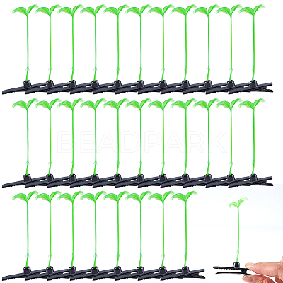 Bean Sprout Plastic Alligator Hair Clips PHAR-CP0001-20-1