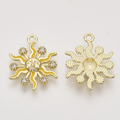 Alloy Enamel Pendants X-ENAM-N051-20A-1