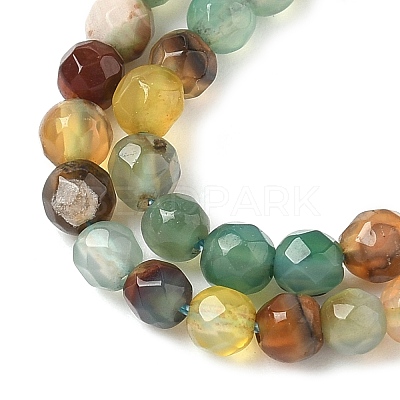 Natural Agate Beads Strands G-H302-A01-11-1
