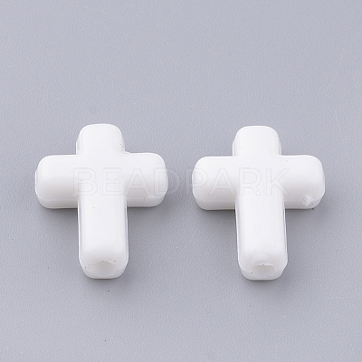 Opaque Acrylic Beads SACR-436-C01-1