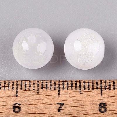 Opaque Resin UV Reactive Beads RESI-N049-10mm-10-01-1