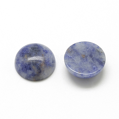 Natural Blue Spot Jasper Cabochons G-R416-12mm-45-1