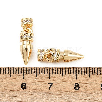 Brass Clasps KK-H078-23G-1
