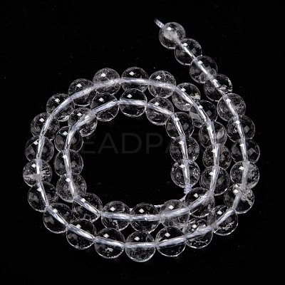 Natural Quartz Crystal Beads Strands G-H236-05A-8mm-1