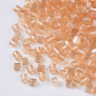 8/0 Two Cut Glass Seed Beads SEED-S033-15A-07-1