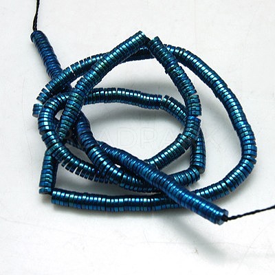 Non-magnetic Synthetic Hematite Beads Strands G-K011-4x1mm-M-1