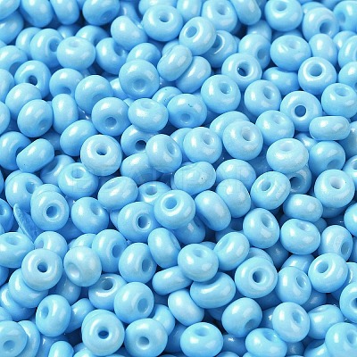 Baking Paint Glass Seed Beads SEED-B001-02A-12-1