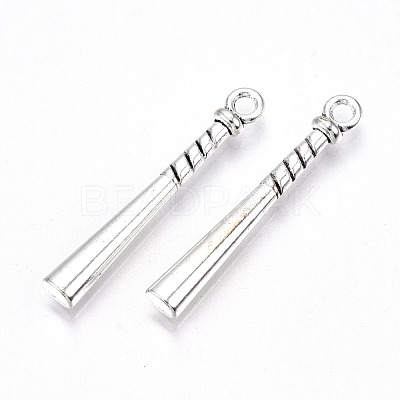 Tibetan Style Alloy Pendants X-TIBE-S323-073AS-RS-1