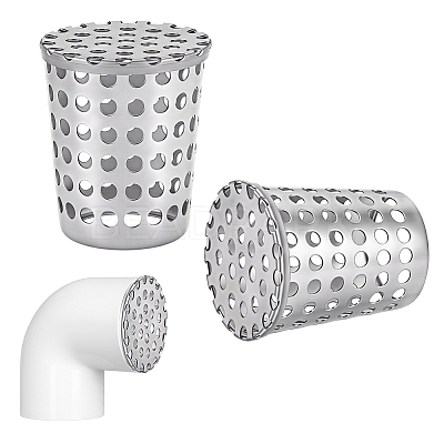 304 Stainless Steel Anti Rats Drain Outlet Filter STAS-WH0051-025C-P-1