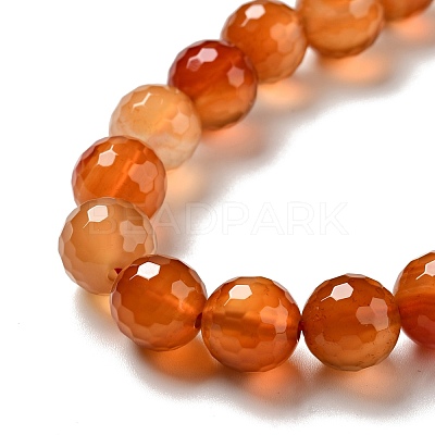 Natural Carnelian Beads Strands G-E571-35C-1