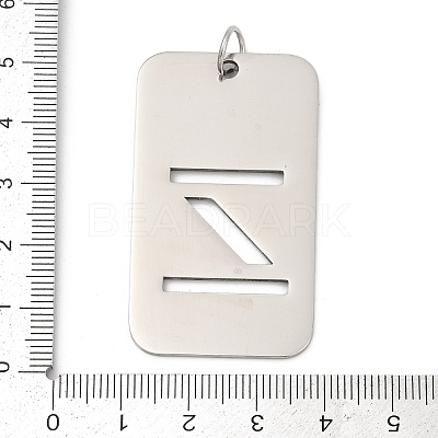 304 Stainless Steel Pendants STAS-M115-01P-Z-1