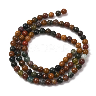 Natural Ocean Jasper Beads Strands X-G-F668-26-4mm-1