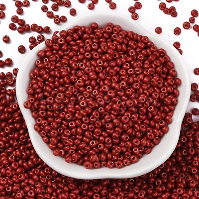 8/0 Baking Paint Glass Seed Beads X1-SEED-M012-02A-43-1