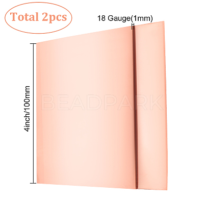 Copper Sheets DIY-WH0033-46-1