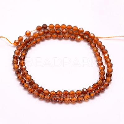 Natural Garnet Beads Strands G-F509-13-4mm-1