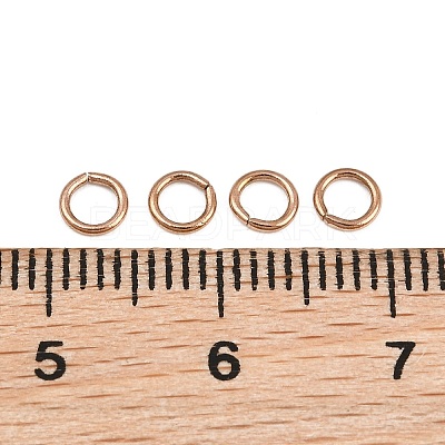 304 Stainless Steel Open Jump Rings SA-CBAF81C-01D-RG-1