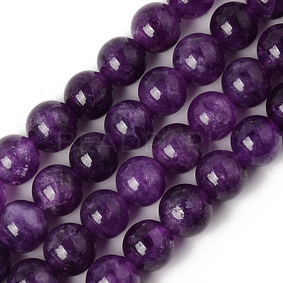 Natural Quartz Beads Strands X-G-R479-8mm-07-1